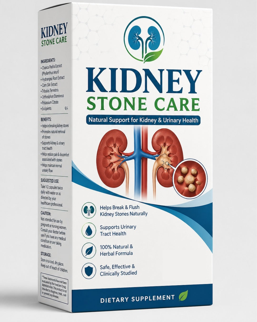Kidney Stone Care - Natural Urinary & Kidney Support Supplement